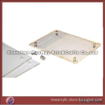 Slatwall Crystal Acrylic Picture Frame